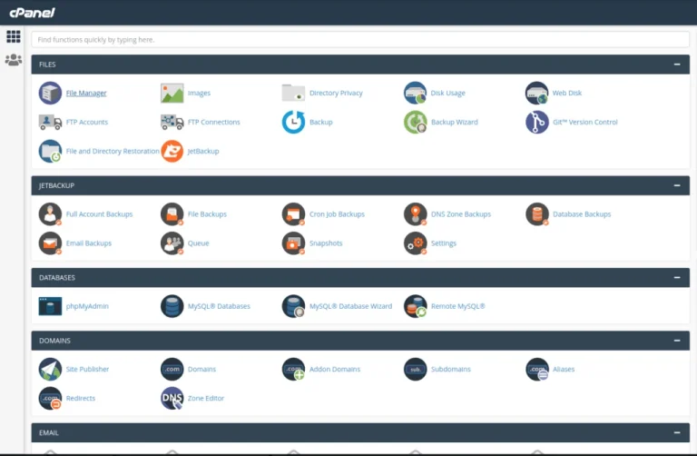 dmd web cpanel hosting